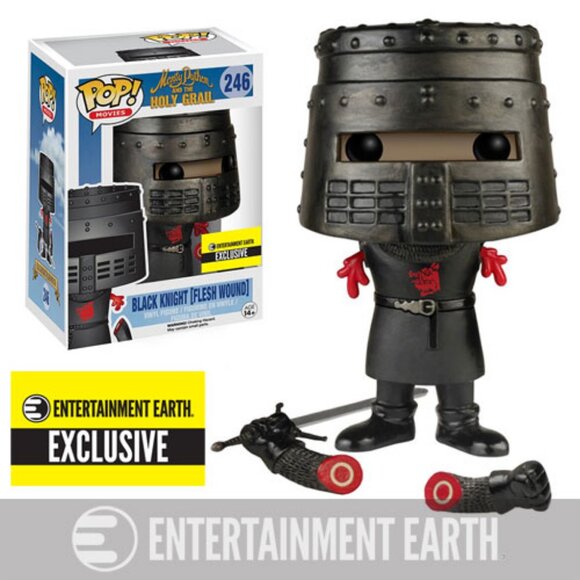 Monty Python and the Holy Grail Black Knight [Flesh Wound] Funko POP! Exclusive - Picture 2 of 10